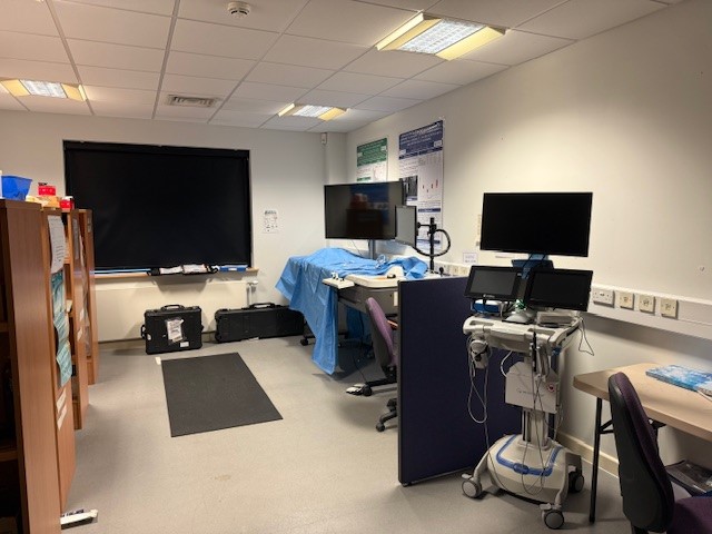 An image of an interventional radiology suite
