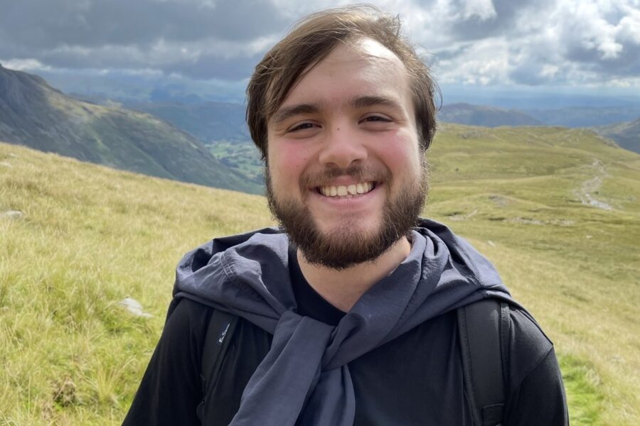 An image of Dougie Nendick on a hillside